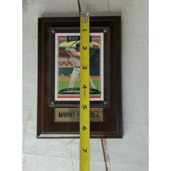 Boston Red Sox 2006 Manny Ramirez Baseball Card Wall Plaque - Picture 5 of 9